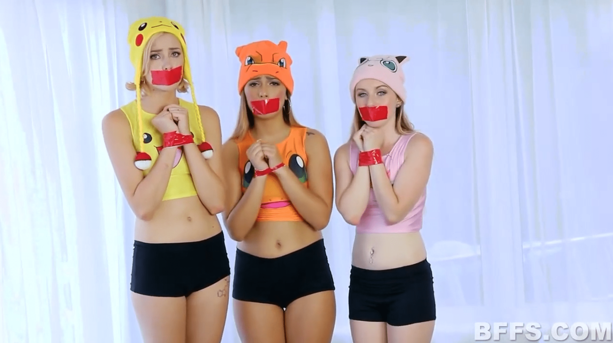 Daisy Chainz, Haley Reed and Jaye Summers in Poke Man Go!