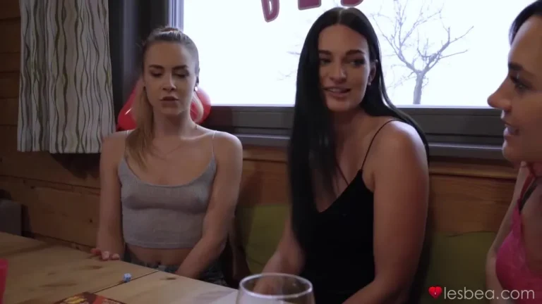 Horny Girlfriends Saucy Sex Game – Leanne Lace and Alecia Fox