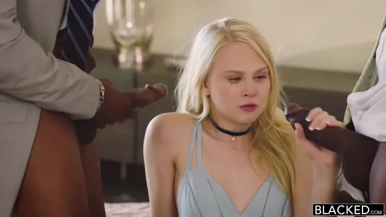 Young Girl Tries Threesomes with Two BBC