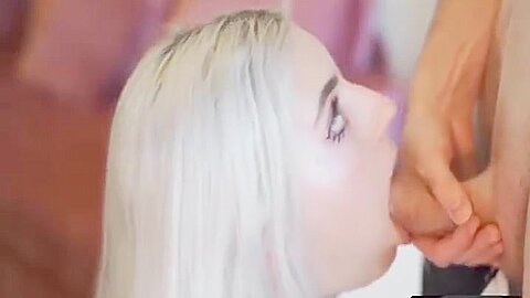 Eva Elfie In Cute Ghostie Takes It Deep In Her Tight Pussy And Gets Cum Covered